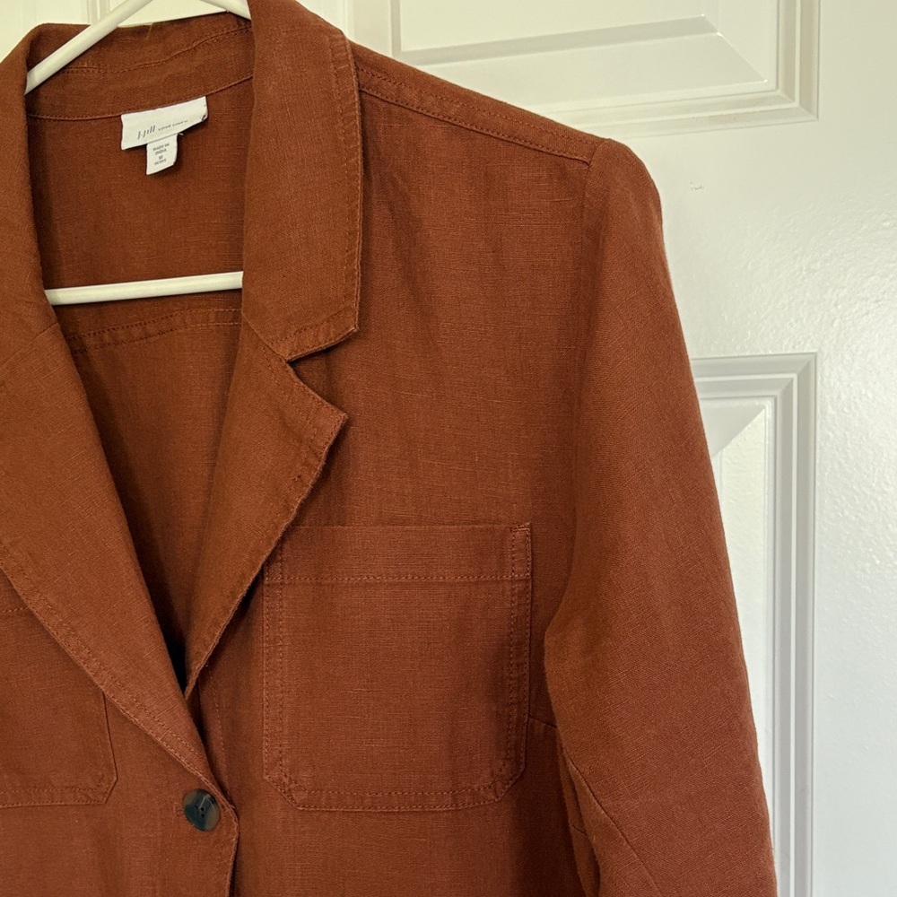 J. Jill Rust Brown Blazer - Picture 3 of 9